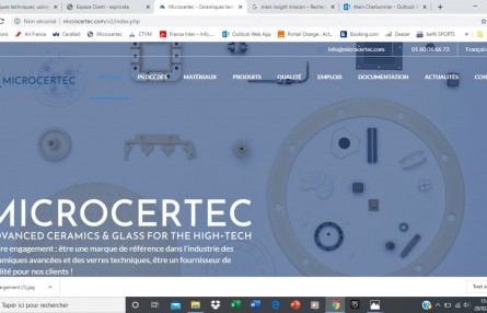 NOUVEAU SITE INTERNET POUR MICROCERTEC ET CERAFAST NOUVEAU SITE INTERNET POUR MICROCERTEC ET CERAFAST