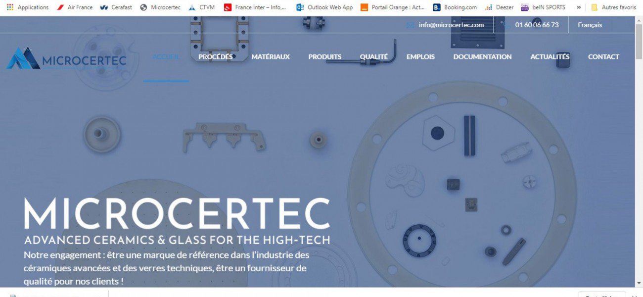 NOUVEAU SITE INTERNET POUR MICROCERTEC ET CERAFAST