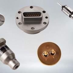 Glass-to-metal feedthroughs & connectors